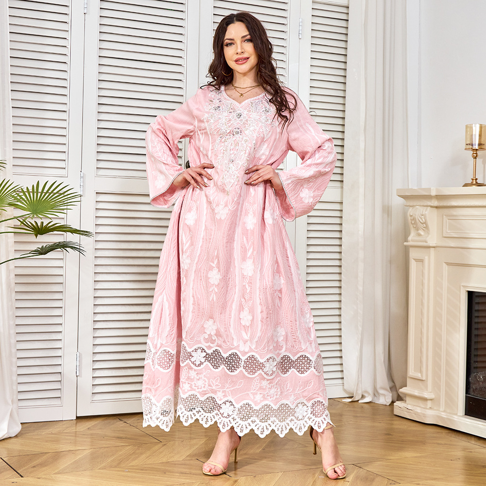 Street Fashion Dubai - Fashion New Muslim Robe Women's Long