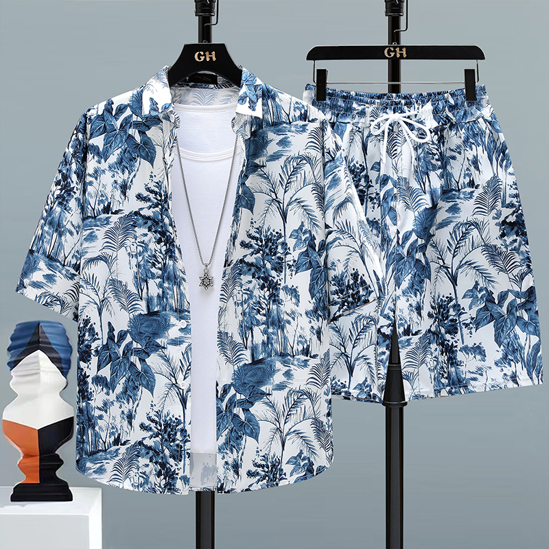 Fashion Streetwear - Men's Casual 2-Piece Sportswear Set Streetwear