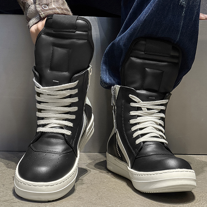 Street Fashion Brands - Brand Men Shoe Casual High Top