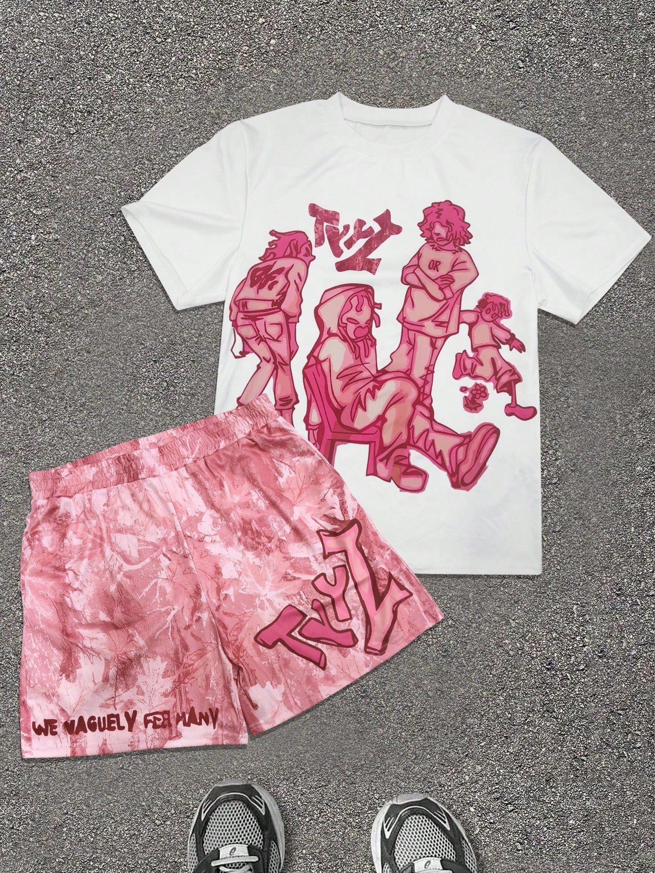 Street Fashion China - 2026 Summer New Men's Short-Sleeved Shorts