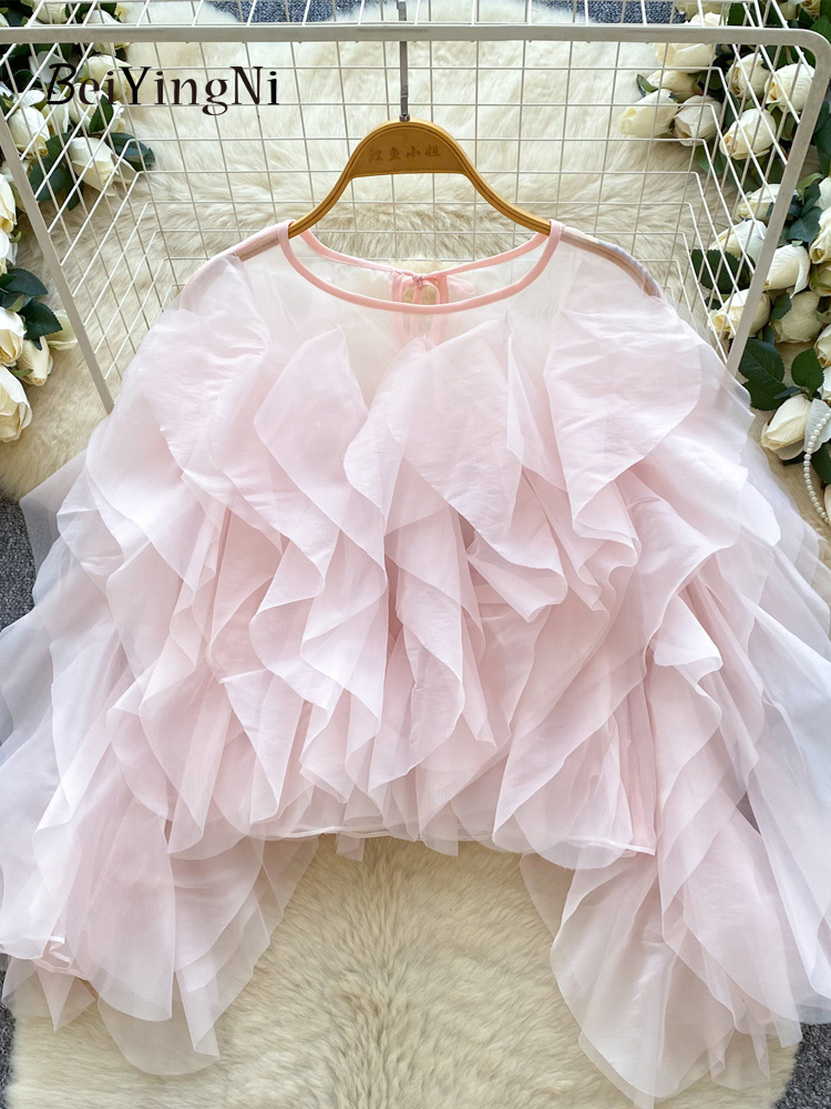 Korean Street Fashion Female - Beiyingni Spring Summer Women Blusas Korean