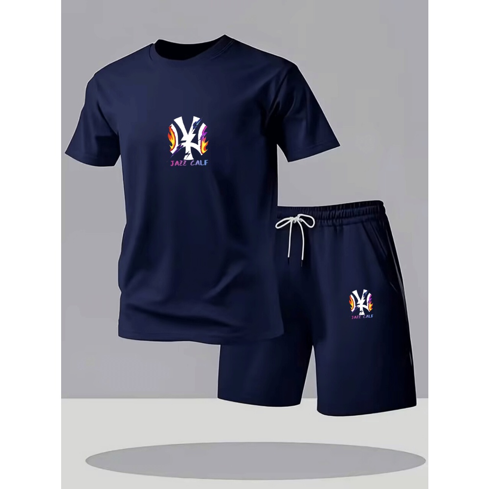 Street Fashion China - Men's Fashion Street Short Sleeve Set