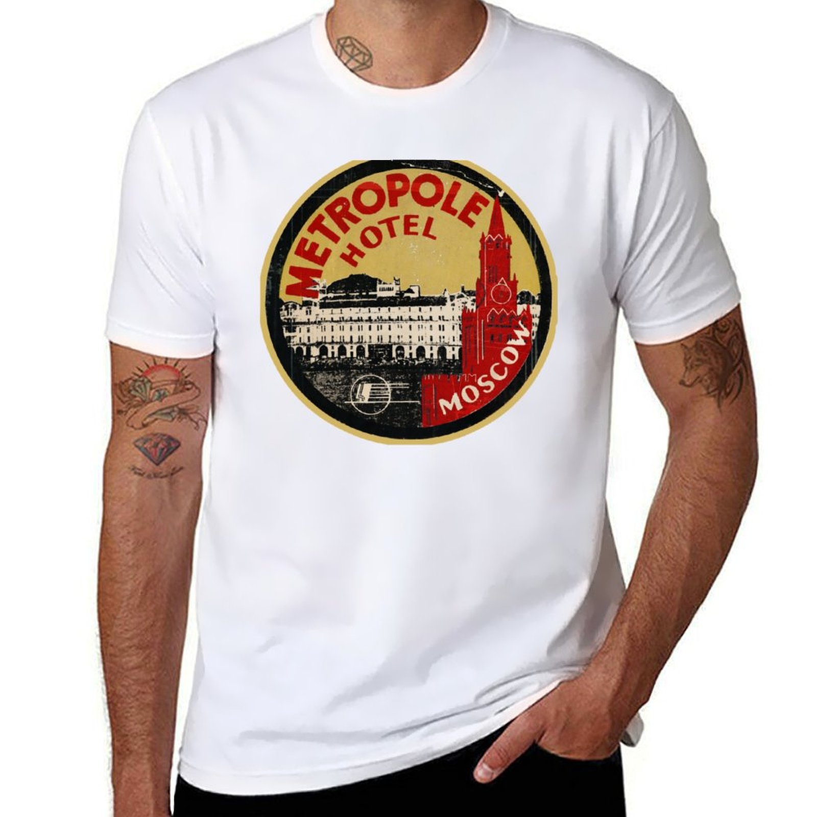 Street Fashion Moscow - Metropole Hotel Moscow T-Shirt Street Fashion