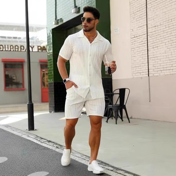 Men's 2 Piece Outfits Short Sl - Street Fashion China incelemesi ve fiyatı