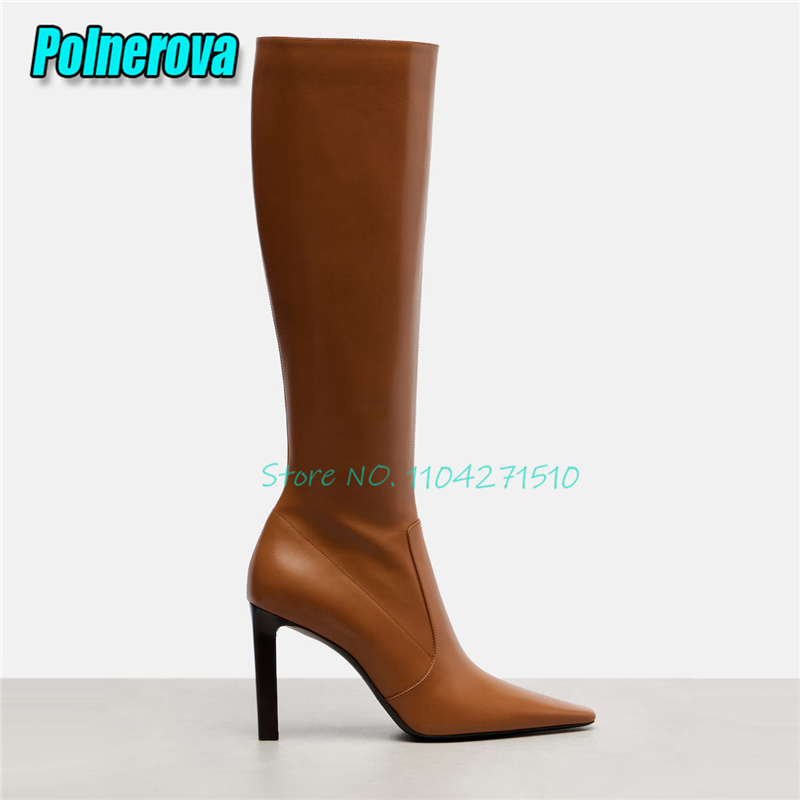 Street Style Pointed Toe High  - Street Fashion Runway incelemesi ve fiyatı