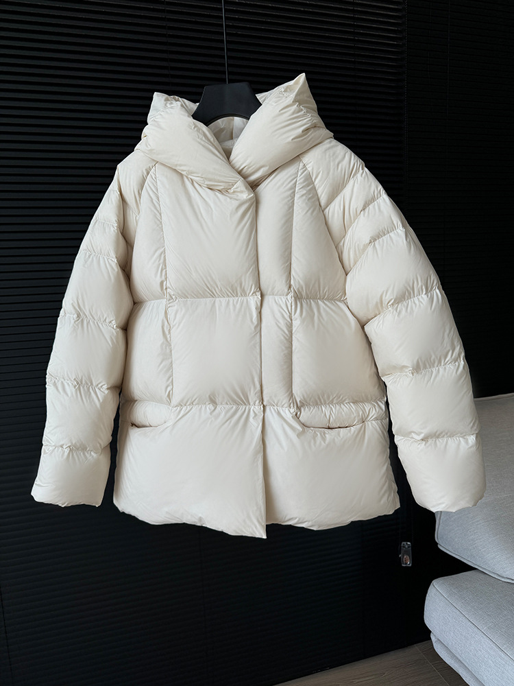 Winter Women's Hooded Down Jac - Korean Street Fashion Female incelemesi ve fiyatı