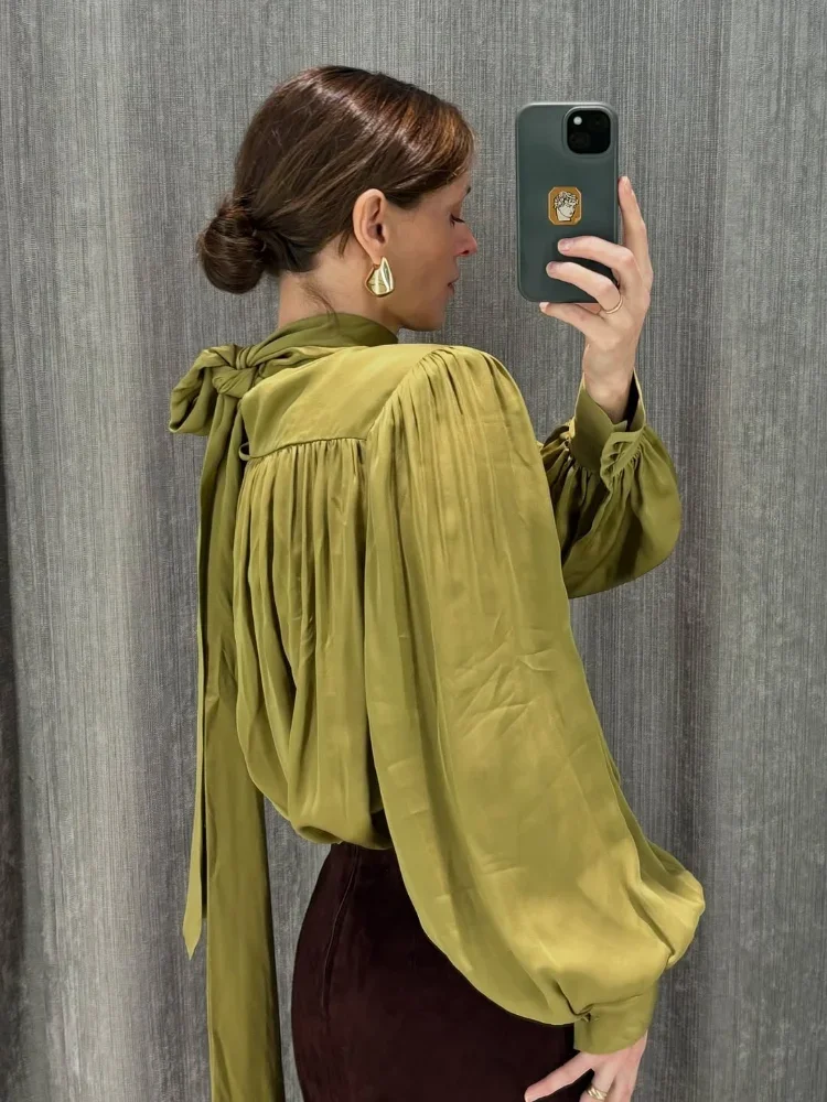Elegant Women's Solid Satin La - Street Fashion Necklace incelemesi ve fiyatı