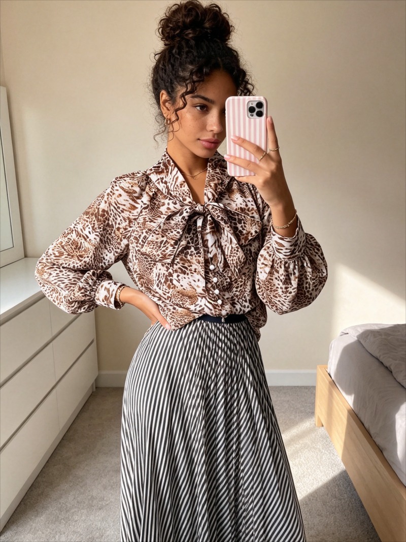 New Fashion Light Mature Leopa - Korean Street Fashion Female incelemesi ve fiyatı