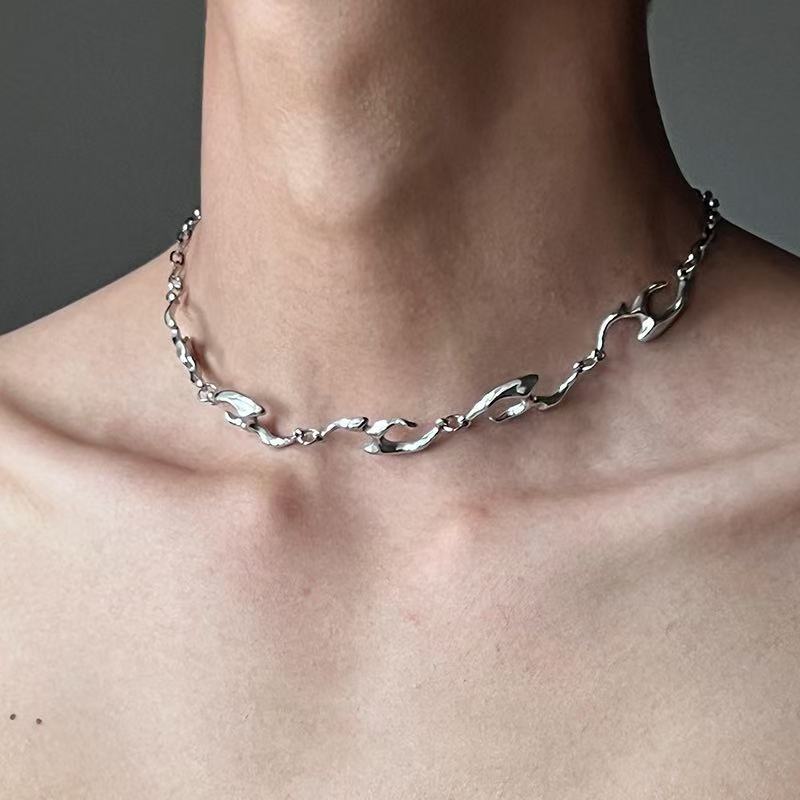 Irregular Shaped Metal Necklac - Street Fashion Trend 2025 incelemesi ve fiyatı
