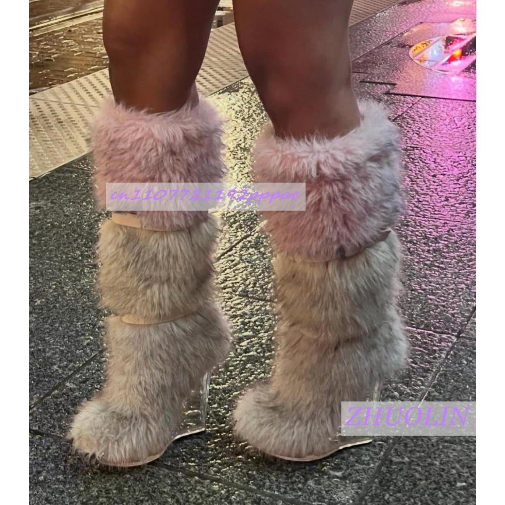 Winter Gradient Furry Transpar - Street Fashion Runway incelemesi ve fiyatı