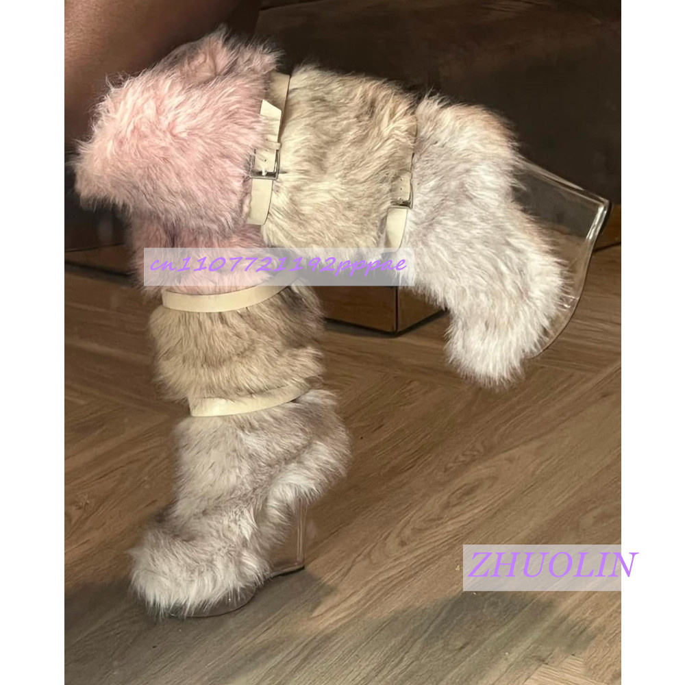 Winter Gradient Furry Transpar - Street Fashion Runway incelemesi ve fiyatı