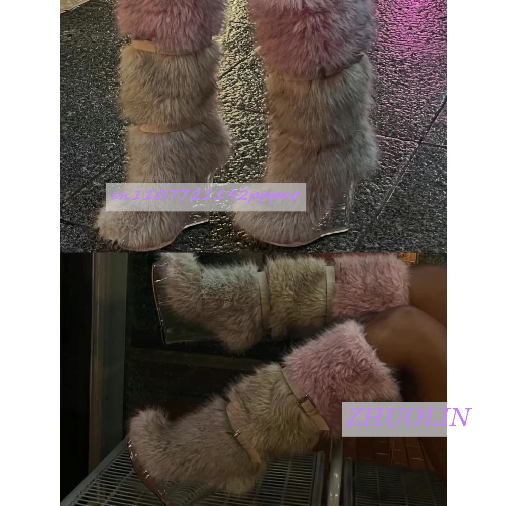 Winter Gradient Furry Transpar - Street Fashion Runway incelemesi ve fiyatı