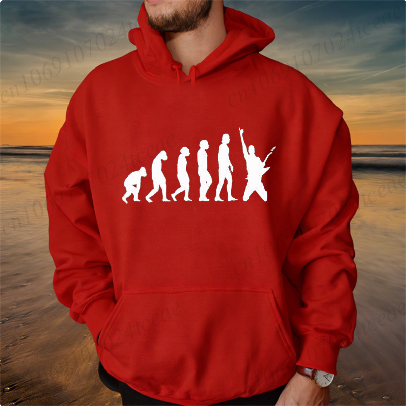 Evolution Guitar Player Printe - Street Fashion Evolution incelemesi ve fiyatı