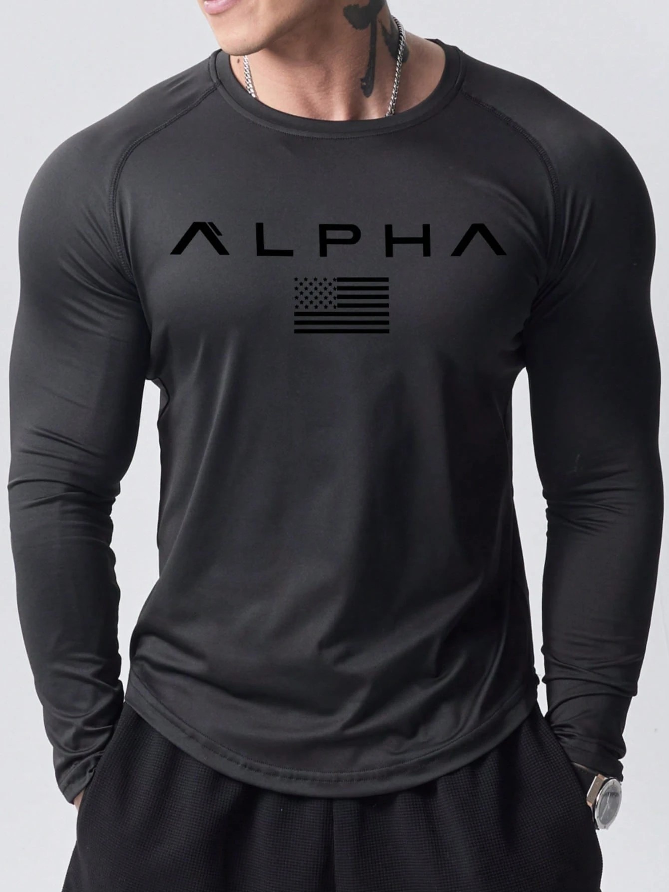 New men's long-sleeved T-shirt - Street Fashion China incelemesi ve fiyatı