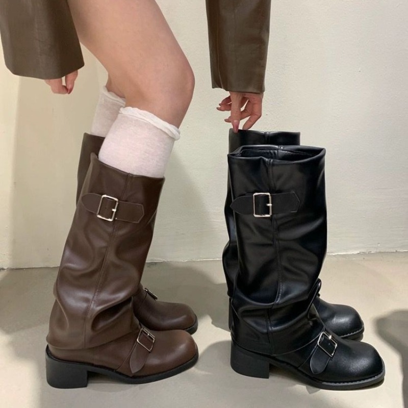 2025new Woman Boots Knee High  - Street Fashion Trend 2025 incelemesi ve fiyatı