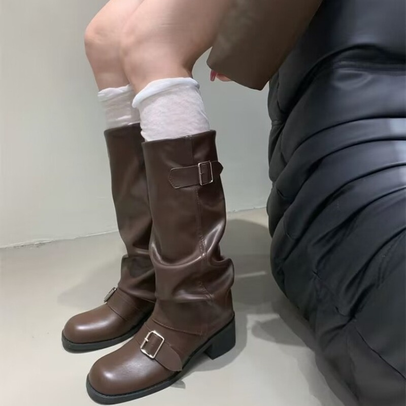 2025new Woman Boots Knee High  - Street Fashion Trend 2025 incelemesi ve fiyatı