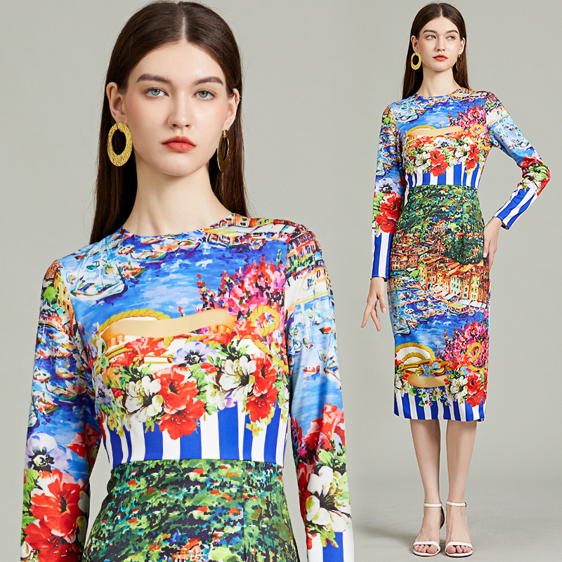 Runway Fashion Striped Landsca - Street Fashion Runway incelemesi ve fiyatı