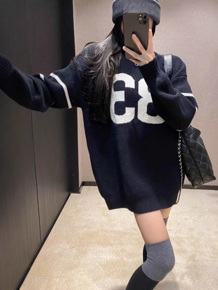 Y2K Vintage Knitted Sweater Wo - Fashion Streetwear incelemesi ve fiyatı