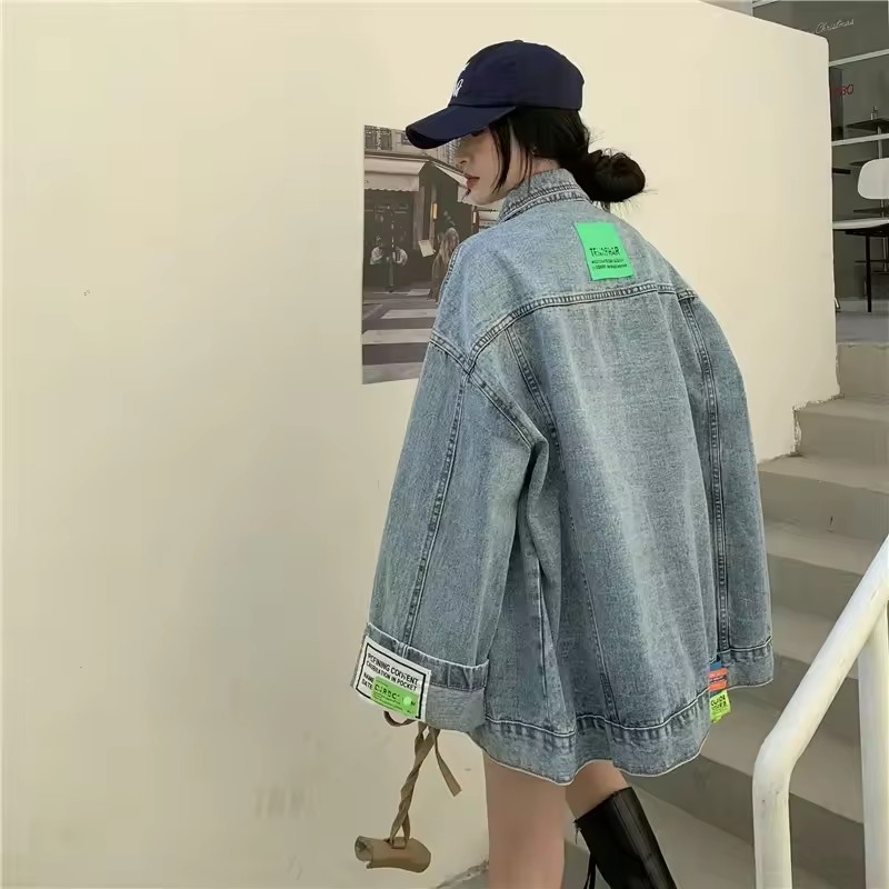 2025 New Fashion Denim Jacket  - Korean Street Fashion Female incelemesi ve fiyatı