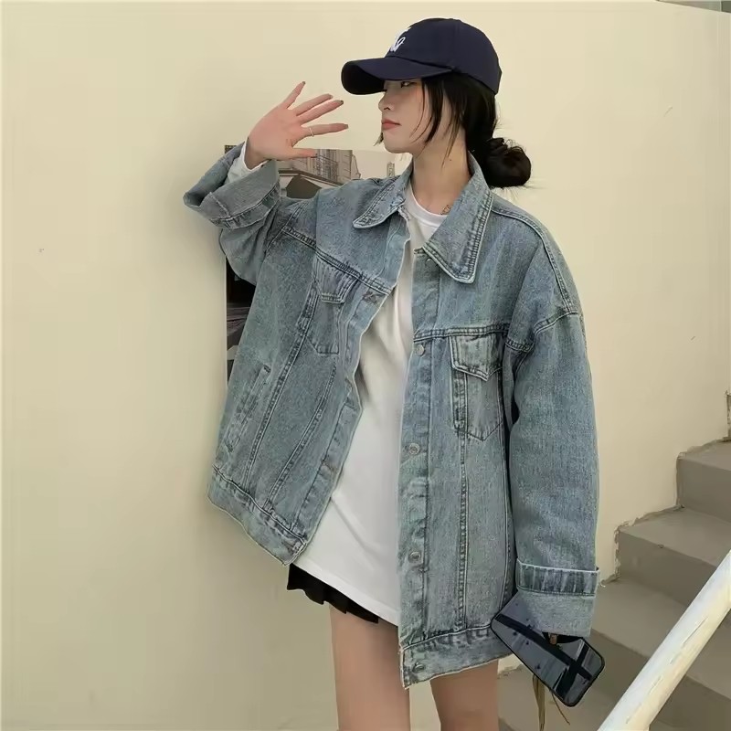 2025 New Fashion Denim Jacket  - Korean Street Fashion Female incelemesi ve fiyatı