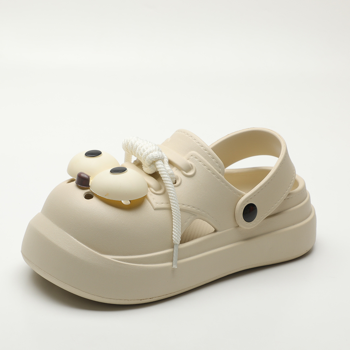 Cute DIY Big Eyes Fashion Clog - Street Fashion Girls incelemesi ve fiyatı