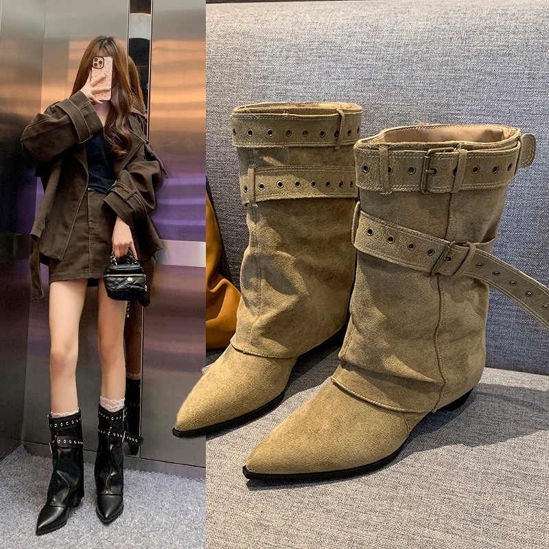 2025 Pointed Toe Women's Winte - Street Fashion Trend 2025 incelemesi ve fiyatı
