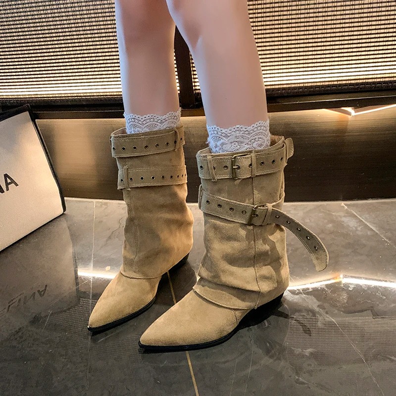 2025 Pointed Toe Women's Winte - Street Fashion Trend 2025 incelemesi ve fiyatı