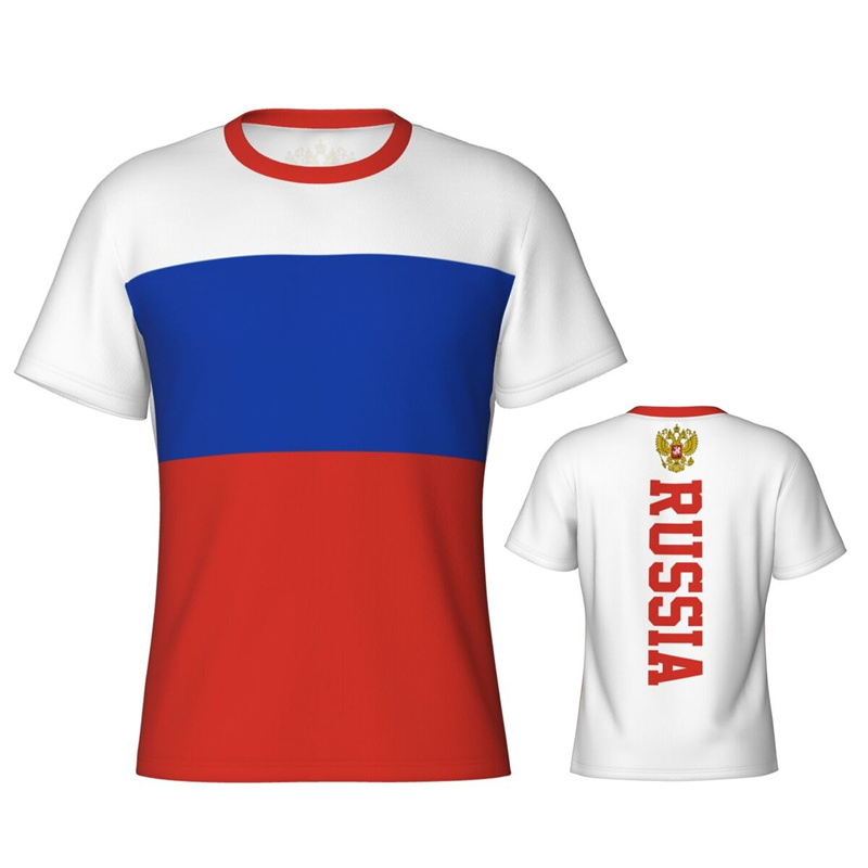 Russian Flag 3D Print T-shirt  - Street Fashion Russia incelemesi ve fiyatı