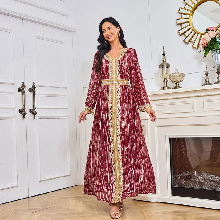 Muslim Women's Hot Gold Bead T - Street Fashion Dubai incelemesi ve fiyatı