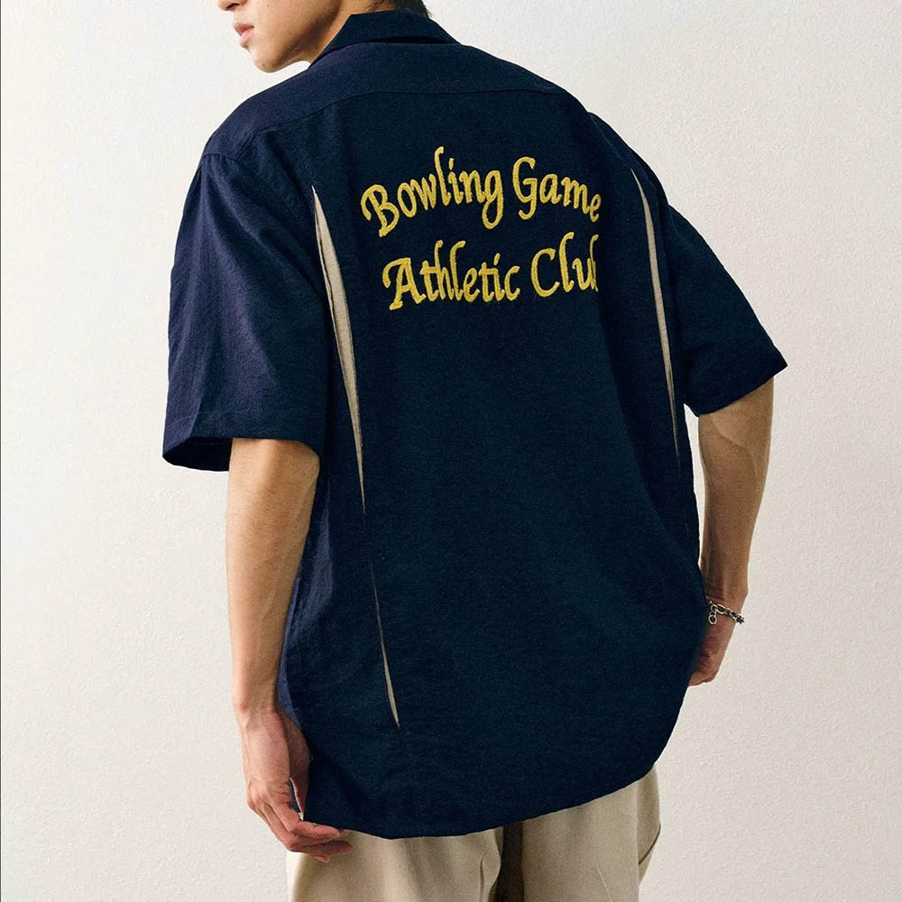 Men's Embroidered Short-Sleeve - Street Fashion Trend 2025 incelemesi ve fiyatı
