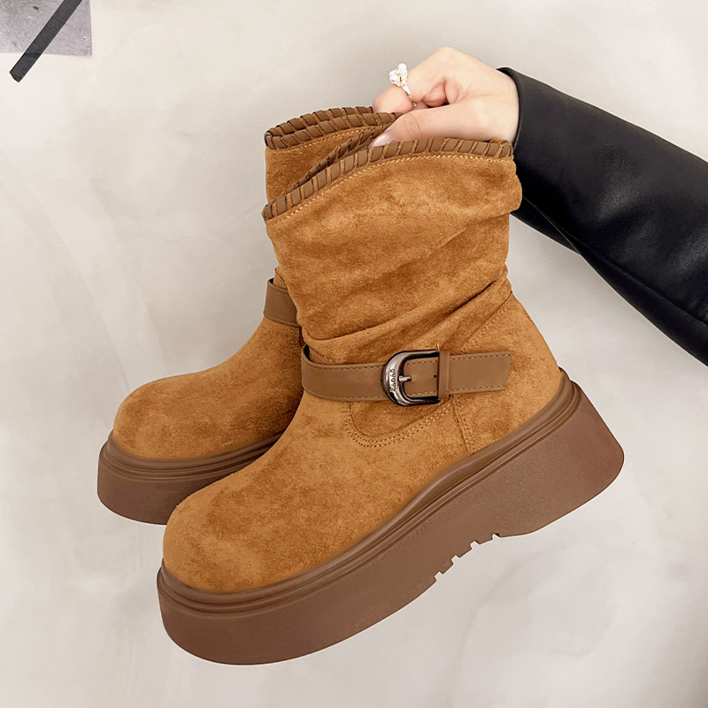 Flats Ankle Boots for Women Pl - Street Fashion Trend 2025 incelemesi ve fiyatı