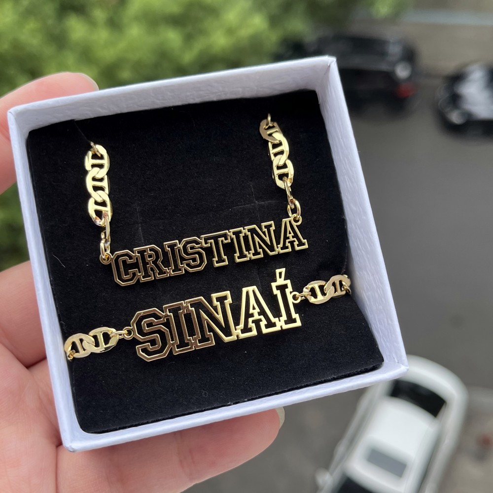 DUOYING Custom Name Hollow Nec - Street Fashion Necklace incelemesi ve fiyatı