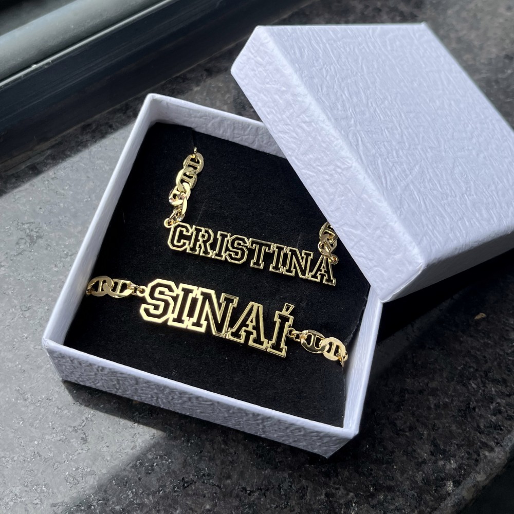 DUOYING Custom Name Hollow Nec - Street Fashion Necklace incelemesi ve fiyatı