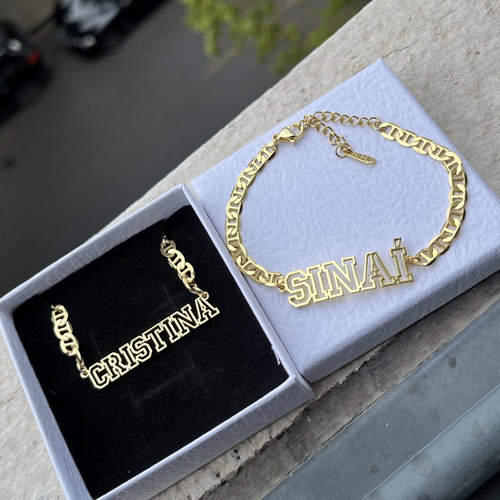 DUOYING Custom Name Hollow Nec - Street Fashion Necklace incelemesi ve fiyatı