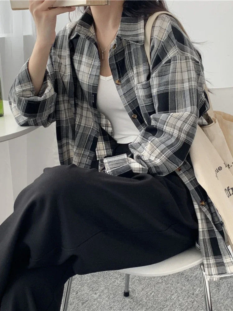 Casual Long Sleeves Autumn Blo - Korean Street Fashion Female incelemesi ve fiyatı