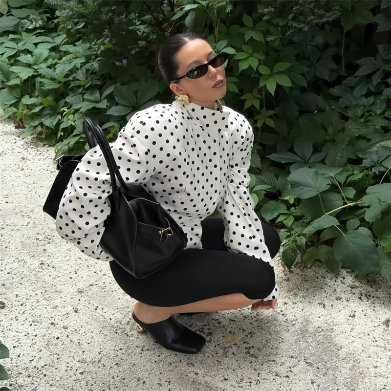 Women Polka Dot Jacket Fashion - Street Fashion Necklace incelemesi ve fiyatı