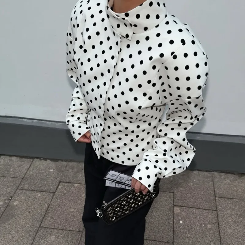 Women Polka Dot Jacket Fashion - Street Fashion Necklace incelemesi ve fiyatı