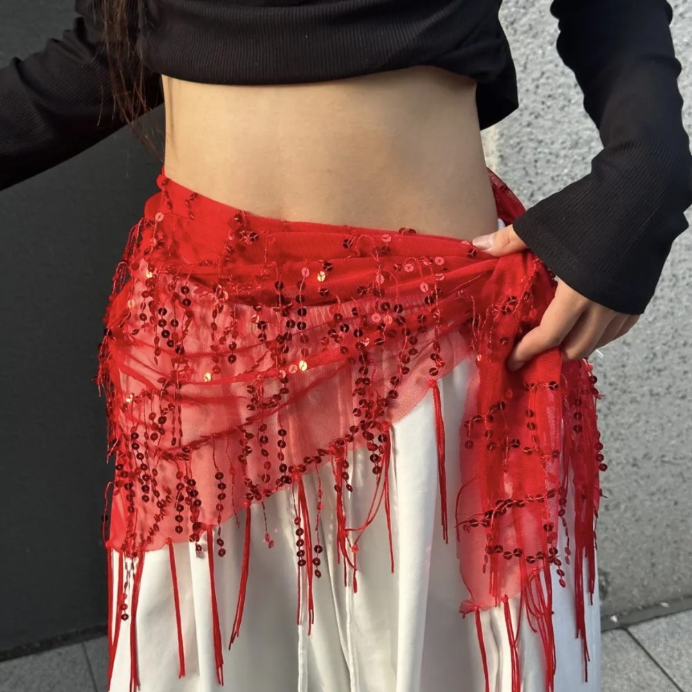 Fashion Sequins Belly Dance Be - Street Fashion Thailand incelemesi ve fiyatı