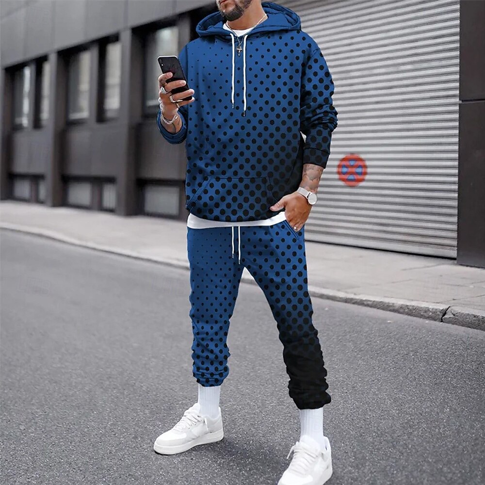 Funny 3D Polka Dot Print Men's - Street Fashion China incelemesi ve fiyatı