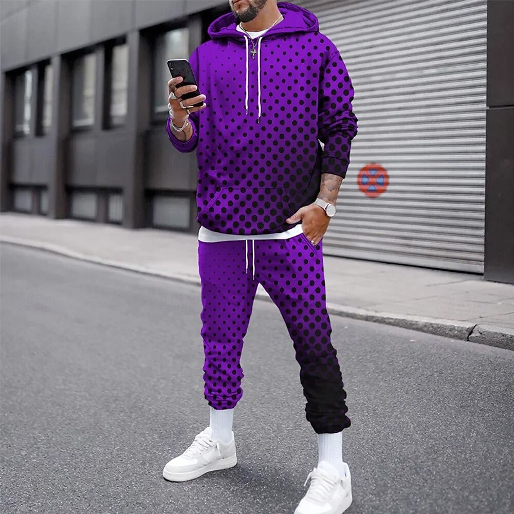 Funny 3D Polka Dot Print Men's - Street Fashion China incelemesi ve fiyatı