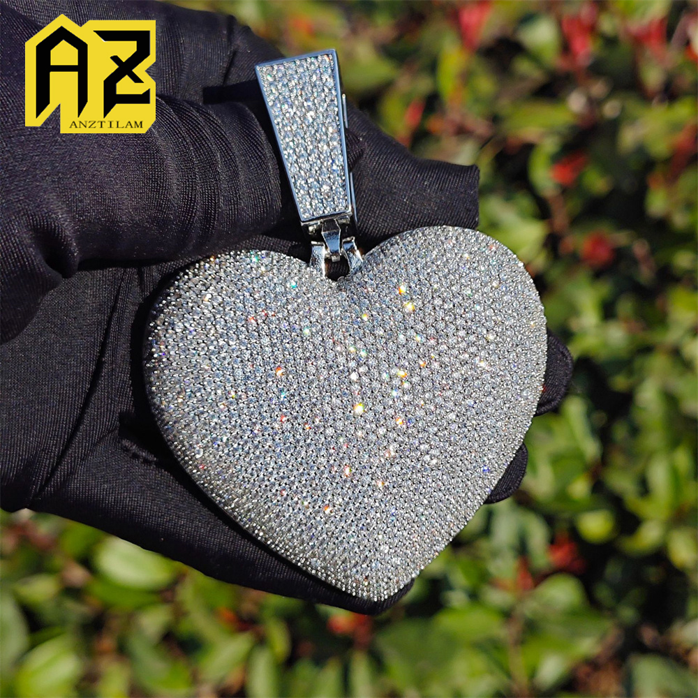Anztilam BIG HEART Iced Out Pe - Street Fashion Necklace incelemesi ve fiyatı