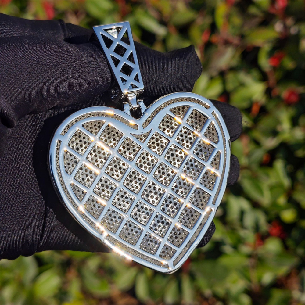 Anztilam BIG HEART Iced Out Pe - Street Fashion Necklace incelemesi ve fiyatı