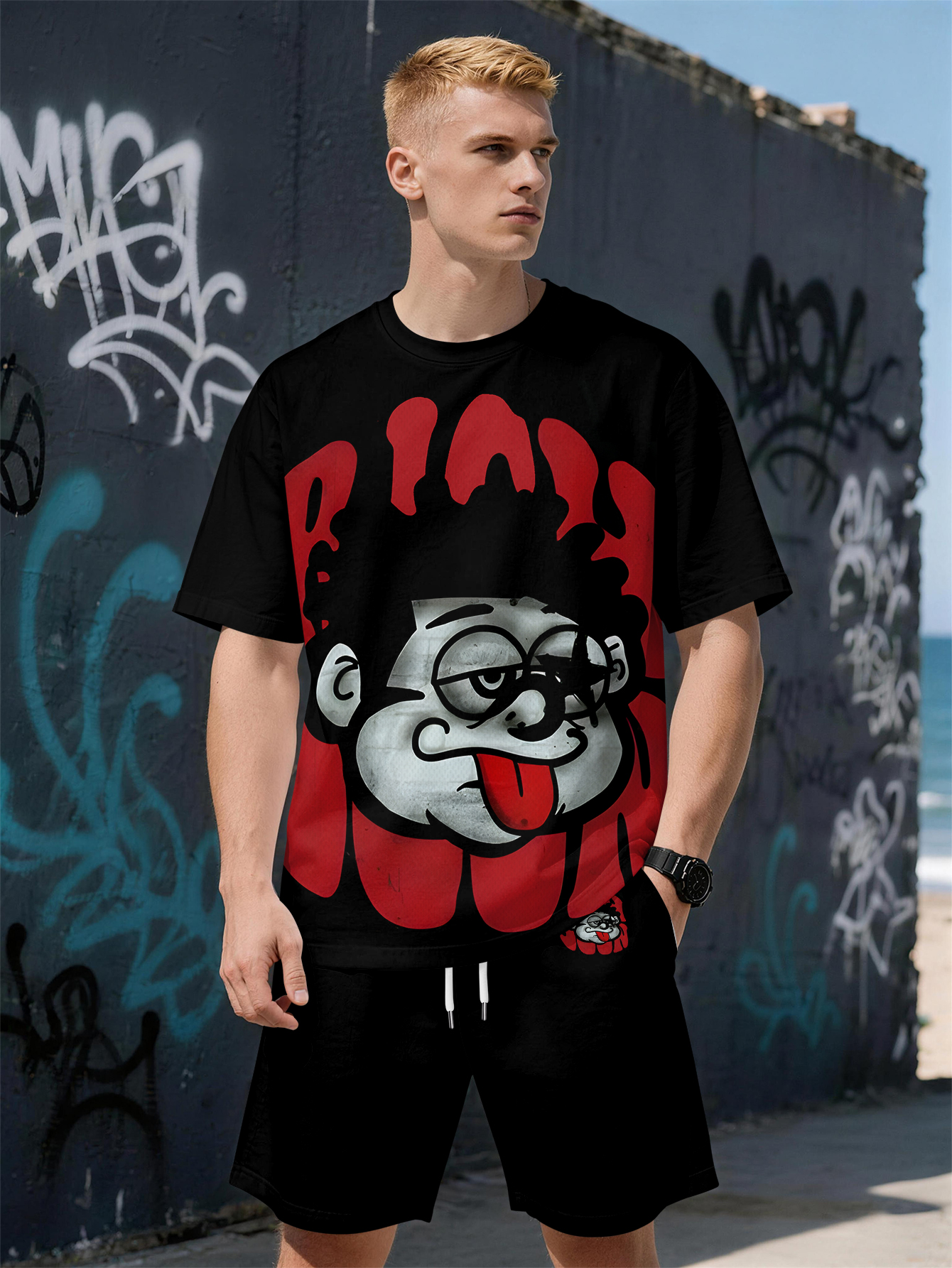 2026 Summer New Men's Short-Sl - Street Fashion Brands incelemesi ve fiyatı