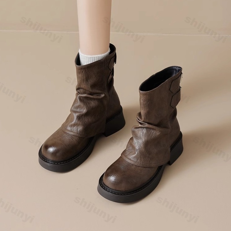 Women Short Boots 2025 Autumn  - Street Fashion Trend 2025 incelemesi ve fiyatı