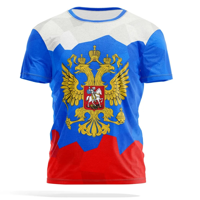 Russian National Emblem Print  - Street Fashion Russia incelemesi ve fiyatı