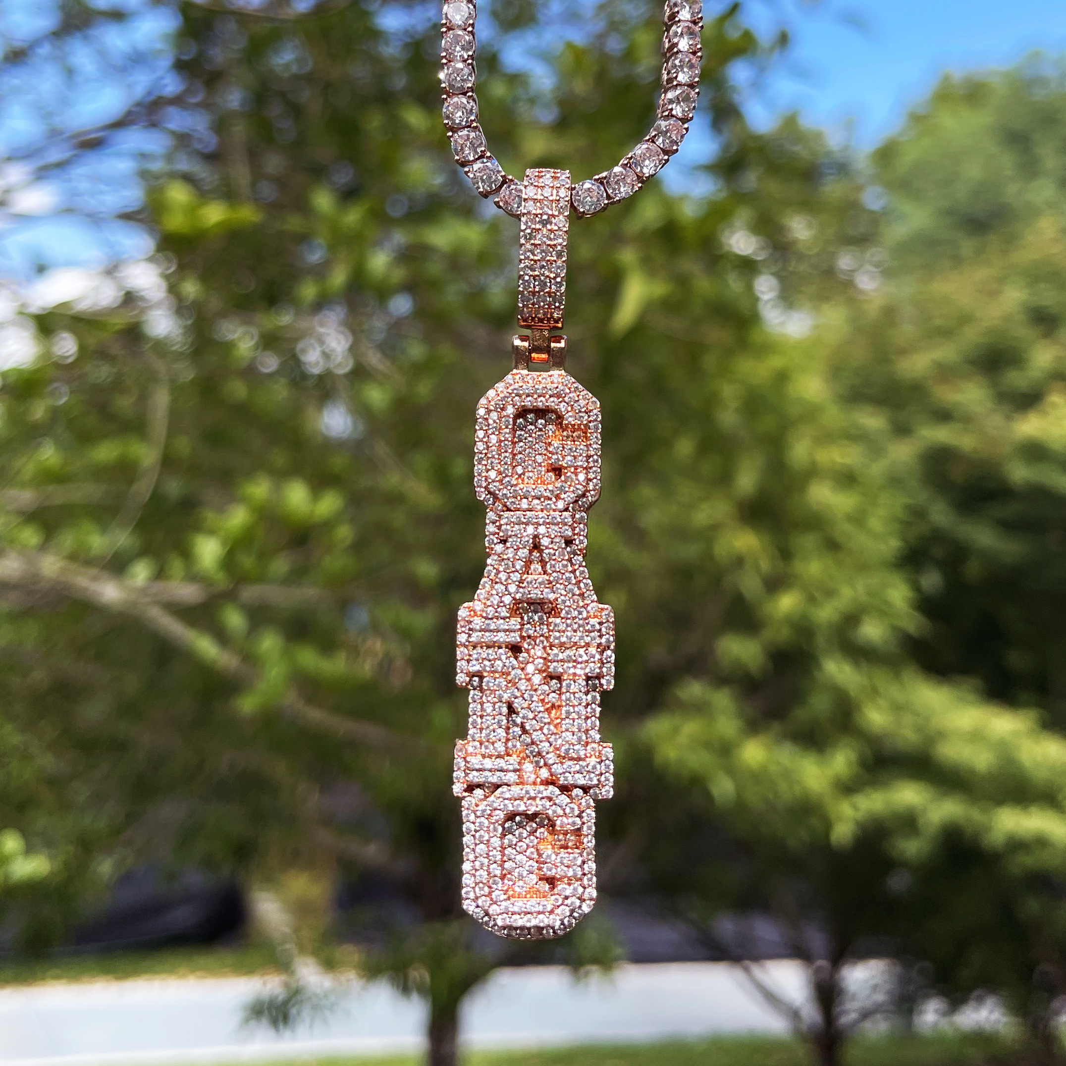 Bubble Letter Customized Name  - Street Fashion Necklace incelemesi ve fiyatı