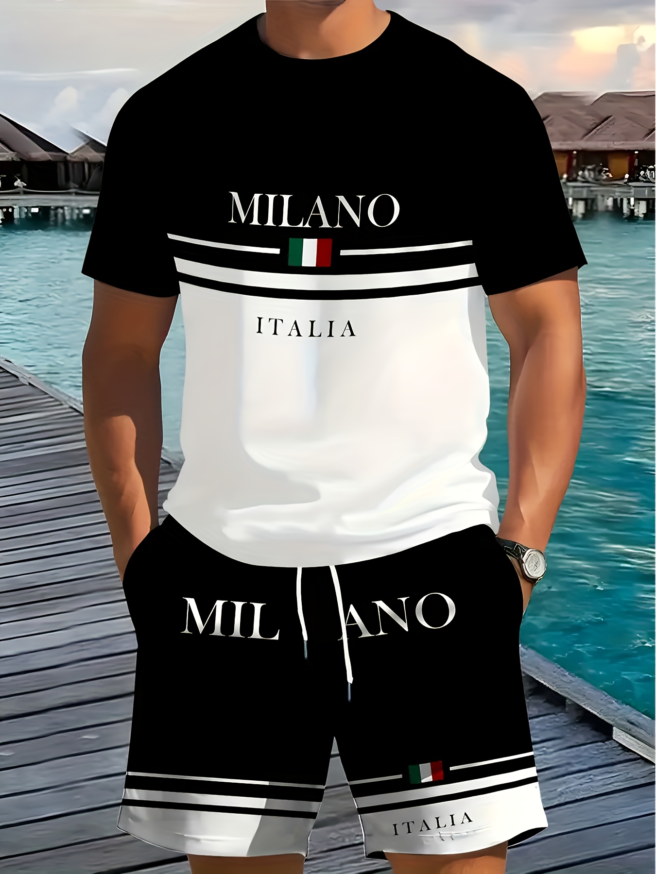 2026 Summer New Men's Short-Sl - Street Fashion Brands incelemesi ve fiyatı