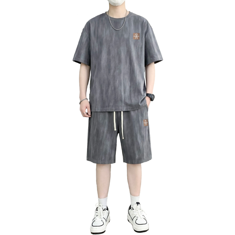 【T-Shirt + 5-Point Shorts】Men' - Street Fashion China incelemesi ve fiyatı