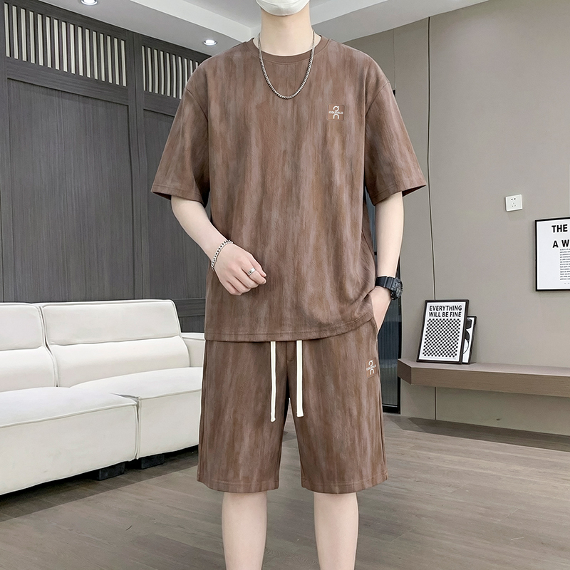 【T-Shirt + 5-Point Shorts】Men' - Street Fashion China incelemesi ve fiyatı