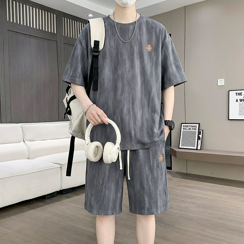 【T-Shirt + 5-Point Shorts】Men' - Street Fashion China incelemesi ve fiyatı
